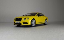 1 1円〜 1 1円スタート　！！　1/43 ベントレー　コンチネンタル　イエロー！　黄色！　BENTLEY CONTINENTAL GT V8 S england UK vanguards_画像1