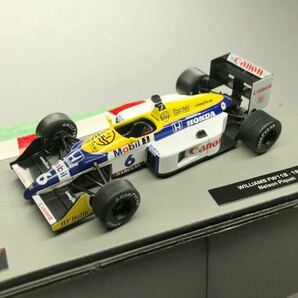 1 1円〜 1 1円スタート ！ 1/43 F1 williams honda FW11b 1987 ウィリアムズ ホンダ Nelson piquet フォーミュラ ミニカー 040411の画像1