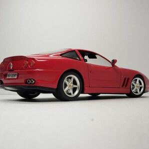 1 1円～ 1 1円スタート ！ 1/18 FERRARI 550 Maranello 1996年 フェラーリ マラネロ イタリア Burago スーパーカー 041019の画像2