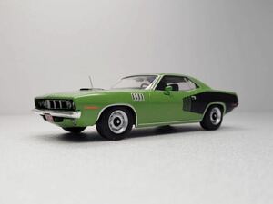 １　1円～　1円スタート　！　1/43　Plymouth　HEMI　Cuda　プリムス　ヘミ　バラクーダ　1971年式　アメ車　ミニカー　040804　