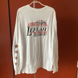 Leflah(レフラー) バスケット プリント LEFLAH RAWCUL ロングスリーブTシャツ メンズ XL