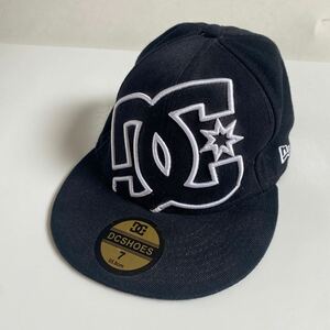 セール 即決1円 別注 DC SHOES ☆ NEW ERA フェード ブラック キャップ ベースボールキャップ 55,8cm ストリート スケーターニューエラ