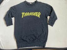 セール即決1円　スラッシャー 別注RODEO CROWNS THRASHER ロデオクラウンズ トレーナー スウェット プルオーバー クルーネック プリント_画像2