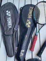 セール 即決1円 5本セット YONEX ヨネックス ウィルソン テニスラケット ラケット テニス ラケット軟式 テニス ラケット バトミントン_画像2