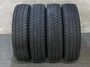 BRIDGESTONE BLIZZAK VL1 165R14 LT 6PR 22年製 14インチ 冬タイヤ 4本セット (ブリヂストン/ブリザック/スタッドレス