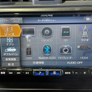 スバル 純正 オプション ALPINE 7DNXF2 メモリーナビ ETC/ドラレコ付 (2022年地図データ) 動作確認済 (アルパインの画像9