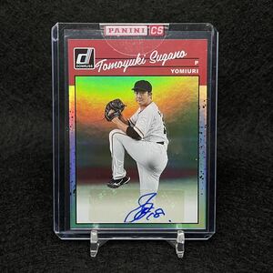 2023 Panini Donruss Baseball 菅野智之 直筆サインカード 初サイン 読売ジャイアンツ 巨人 Epoch BBM NPB topps MLB auto レデンプション