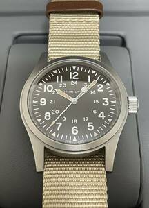 *На гарантии* HAMILTON Khaki Field Mechanical 38 мм H69439901 Cal.H-50