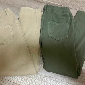 無印良品 キッズ レギンスパンツ 2枚セット サイズ120