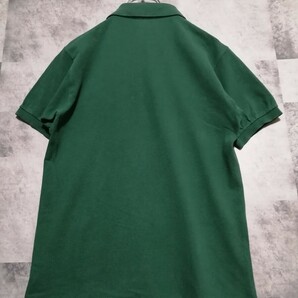 ラコステ CHEMISE LACOSTE 半袖ポロシャツ 3 鹿の子ポロシャツ グリーン L1212の画像3