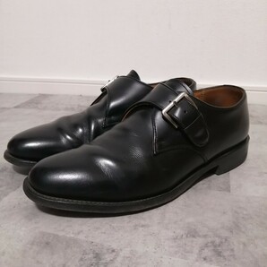 REGAL　リーガル ビジネスシューズ ブラック シングルモンク　黒 革靴　25cm　OSAGARI