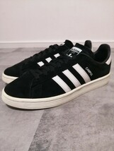 ADIDAS CAMPUS BZ0084 26.5cm アディダス キャンパス ブラック × ホワイト スエード　OSAGARI _画像1