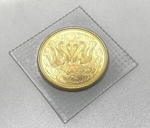 【39694】天皇陛下御在位60年記念貨幣　10万円金貨　K24　20g　大蔵省造幣局　純金 ブリスターパック　 拾万円 