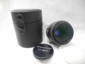 *MINOLTA Minolta AF MACRO 50mm F2.8 lens after cap attaching USED goods in the case 