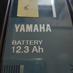 ⑥【手渡しＯＫ】１２．３Ａｈ　長押し１点灯→４点灯　ヤマハ　ＹＡＭＡＨＡ リチウムイオンバッテリー