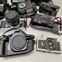 D(0430c3) カメラ フィルムカメラ レンズ 色々 まとめ 約20点 Nikon / Canon / OLYMPUS 他 レトロ カメラ ★動作未確認 ★ジャンク_画像5