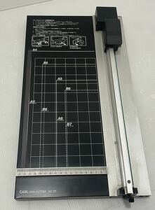 D(0411y12) CARL DISK CUTTER カール ディスクカッター DC-111 ペーパーカッター 業務用 裁断機　約26cm×47.5cm ★動作品