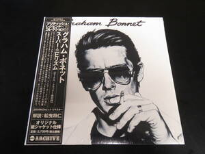 帯付き！紙ジャケ！グラハム・ボネット/スーパー・ニヒリズム Graham Bonnet - Graham Bonnet 国内廃盤CD（AIRAC-1558, 2009）