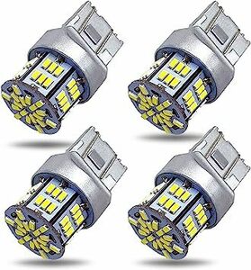 【大幅値下げ】TORIBIO T20 LED ダブル球 高輝度 ホワイト 7443 W21/5W 車用 LEDランプ 54連3014チップ 汎用 テールランプ ブレーキランプ