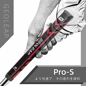 Geoleap Pro-M中型パターグリップ-ー本製品は軽量ゴルフグリップであり、柔らかいポリウレタン材料を採用 色: ブラックゴールドの画像3