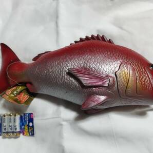 ネイチャーフィギュア魚類大きい魚日本オート玩具BIGソフトフィギュア枕にもなります真鯛、クロダイ+ハリセンボン、シャチ、チダイ？中古の画像4