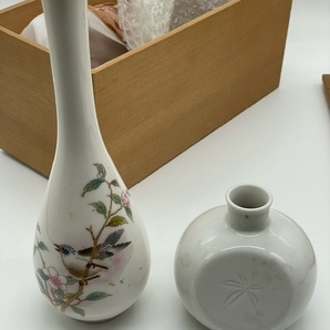 【E/A214241】九谷焼 花瓶２点セット 光山の画像2