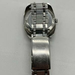 【E/A214217】CITIZEN AUTOMATIC 腕時計 シルバー文字盤 稼働品 の画像2