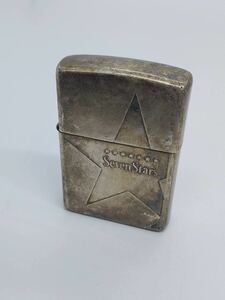 【E/G195424】ZIPPO ジッポ ライター 喫煙具 Seven Stars セブンスター ※着火未確認