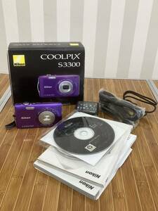 【E/H07006】Nikon ニコン COOLPIX クールピクス S3300 通電確認OK