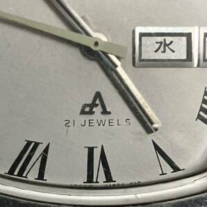 【E/07008】ORIENT 21 JEWELS 429-18640 01222325 オリエント 稼働品 ベルト社外の画像3