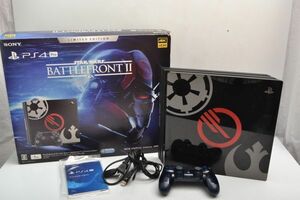 N967Z98R　SONY★ソニー★PS4 Pro★LIMITED EDITIO★STAR WARS BATTLEFRONTⅡ★CUHJ-10019★箱付き★ゲーム機