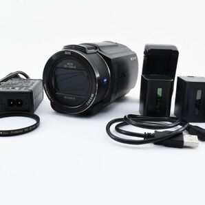 【美品・完動品】 SONY ソニー FDR-AX40 デジタルビデオカメラ 4K ハンディカム #1107の画像2