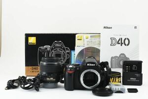 【箱付き・付属品多数】 Nikon ニコン D40 レンズキット デジタル一眼カメラ 初心者でも使いやすい♪ #1112