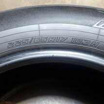 【お買い得商品】YOKOHAMA ヨコハマ GEOLANDAR ジオランダー CV 225/65R17 102H 19年製 ノーマルタイヤ4本 残溝約5.3ミリ W55_画像8