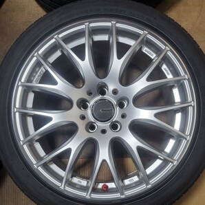 【注目商品】RAYS レイズ HOMURA ホムラ 2×9 18×8J PCD114.3 +45 5H FALKEN AZENIS FK510 225/45ZR18 22年製 タイヤホイール4本セット の画像4