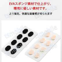 眼鏡鼻パッドクッション1枚 跡がつかない 眼鏡 鼻あてクッション メガネズレ防止 すべり スポンジ 柔らかい 痛くなくなる_画像3