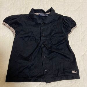 バーバリー　トップス ベビー服　Tシャツ　トップス パフスリーブ　半袖 BURBERRY 半袖ポロシャツ