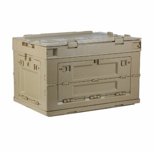  storage case storage box container box beige folding container folding navy blue Orrico n outdoor camp door attaching 