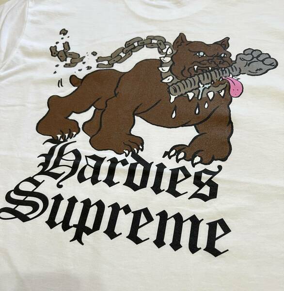【新品】Supreme シュプリーム【Hardies Dog Tee】2023年春夏 23SS ハーディーズ ドッグ Tシャツ サイズ：M ホワイト