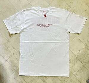 【新品】Supreme シュプリーム【Still Talking Tee】2022年春夏 22SS スティルトーキング Tシャツサイズ：Mホワイト レッド