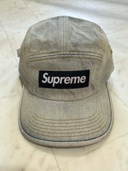 【新品】Supreme シュプリーム【Denim Camp Cap DIRTY INDIGO】23SS デニム キャンプキャップ ダーティインディゴFreeブルー