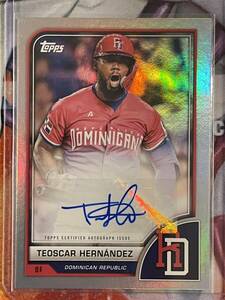 Topps Teoscar Hernandez WBC サインカード ドジャース