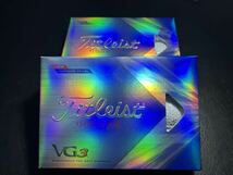 【新品/送料無料】Titleist VG3 タイトリスト 2ダース レインボーパール 白_画像1