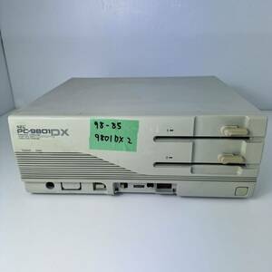 98-85 NEC PC-9801DX2 HDD欠 80286 12Mhz 640kb ピポ音なりました