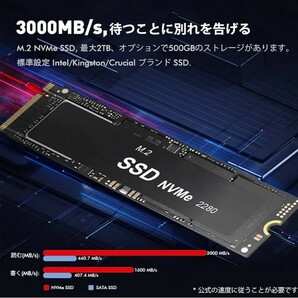 ミニPC Ryzen 7 TRIGKEY Speed S5 Pro R7-5800H(8コア16スレッド, 最大4.4 GHz) 16G DDR4 500G M.2 NVME SSD 高性能小型PC, USB 3.2 の画像6