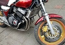 【即決】 HONDA CB400SF ラジエター コア ガード オイルクーラー ラジエーター カバー NC31 NC39 NC42 カスタム ホンダ_画像10