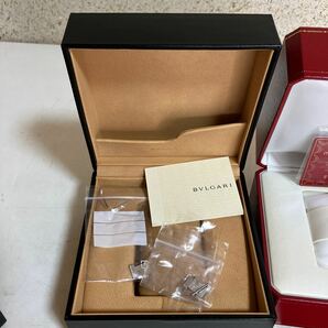 ブルガリ BVLGARI 時計ケース 空箱 腕時計 ボックス BOX 空き箱 カルティエ ウォッチケース まとめて ブランド 保管品 の画像2