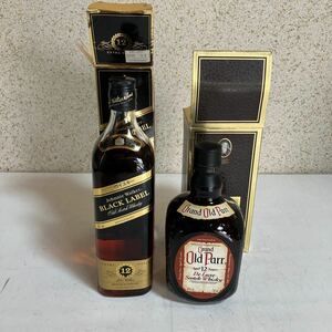 ◎未開栓/古酒◎ジョニーウォーカー ブラックラベル 12年 OLDPARR Johnniewalker まとめて　コレクター　ウイスキー 保管品