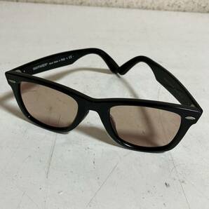  B&L レイバン ウェイファーラー 調光ミラー マットブラック RAY BAN WAYFARER ITALYボシュロム サングラス ブランド 度アリ ヴィンテージの画像8