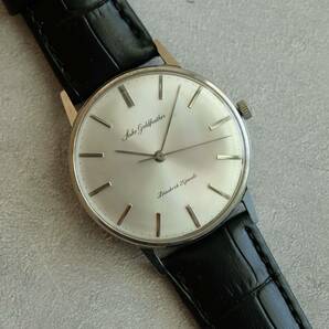 極美品 SEIKO GOLDFEATHER セイコー ゴールドフェザー 25石 J15002E SS 手巻き 1961年製 アンティーク腕時計の画像2